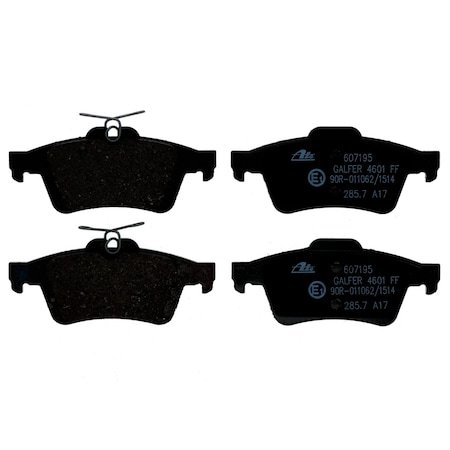 Ate Brake Pad Set, 607195 607195